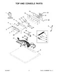 Diagram for 02 - Top And Console Parts