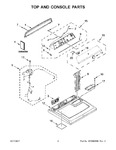 Diagram for 02 - Top And Console Parts