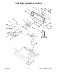 Diagram for 02 - Top And Console Parts