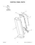 Diagram for 02 - Control Panel Parts