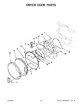 Diagram for 08 - Dryer Door Parts