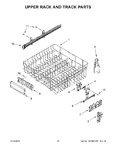 Diagram for 09 - Upper Rack And Track Parts