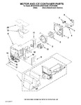 Diagram for 04 - Motor And Ice Container Parts