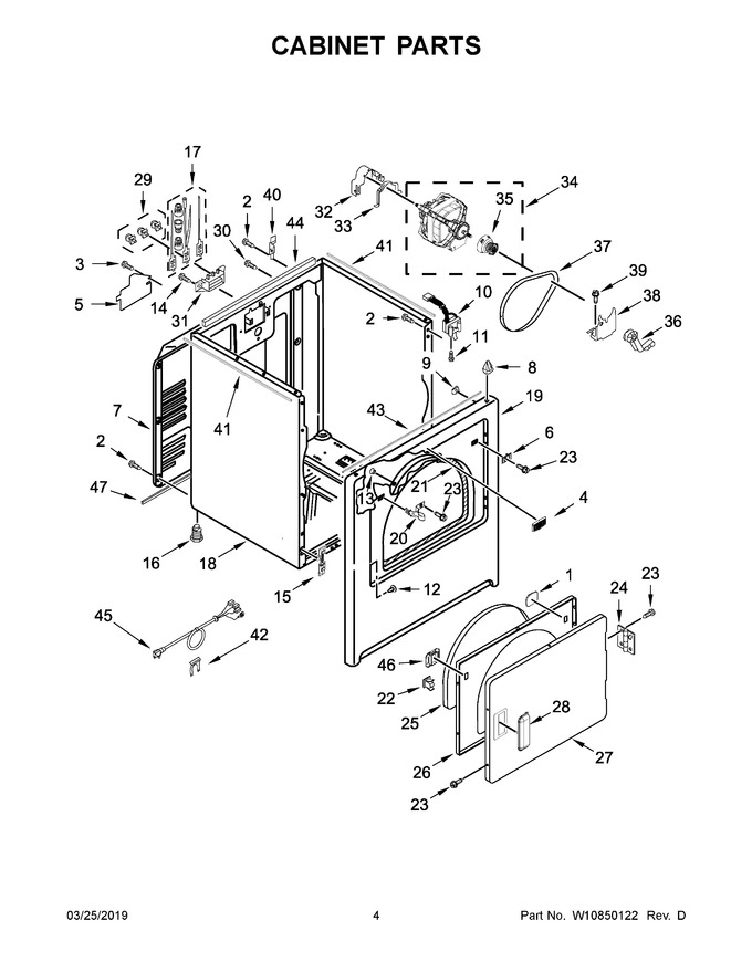 Whirlpool WPW10198086 BELT | Coast Appliance Parts