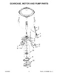 Diagram for 05 - Gearcase, Motor And Pump Parts