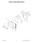 Diagram for 04 - Upper Oven Door Parts