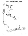 Diagram for 08 - Upper Wash And Rinse Parts