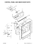 Diagram for 03 - Control Panel And Inner Door Parts