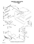 Diagram for 02 - Freezer Liner Parts