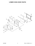 Diagram for 05 - Lower Oven Door Parts