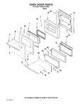 Diagram for 02 - Oven Door Parts