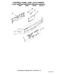 Diagram for 02 - Control Panel And Latch Parts