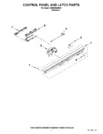 Diagram for 02 - Control Panel And Latch Parts