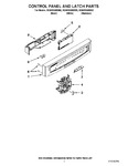 Diagram for 02 - Control Panel And Latch Parts