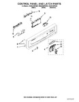 Diagram for 02 - Control Panel And Latch Parts