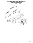 Diagram for 02 - Control Panel And Latch Parts