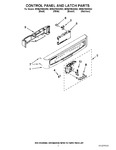 Diagram for 02 - Control Panel And Latch Parts