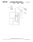 Diagram for 01 - Control Panel Parts