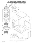 Diagram for 08 - Top Support And Turntable Parts