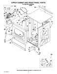 Diagram for 03 - Upper Cabinet And Front Panel Parts