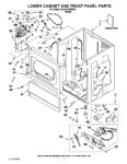 Diagram for 01 - Lower Cabinet And Front Panel Parts