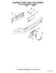 Diagram for 02 - Control Panel And Latch Parts