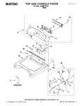 Diagram for 01 - Top And Console Parts