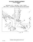 Diagram for 04 - W10135231 Burner Assembly