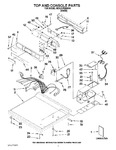 Diagram for 01 - Top And Console Parts