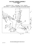 Diagram for 04 - W10135231 Burner Assembly