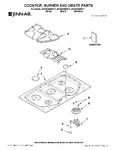 Diagram for 01 - Cooktop, Burner And Grate Parts