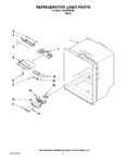 Diagram for 03 - Refrigerator Liner Parts