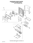 Diagram for 08 - Dispenser Front Parts