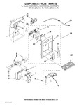 Diagram for 08 - Dispenser Front Parts