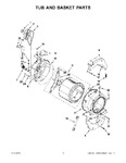 Diagram for 08 - Tub And Basket Parts