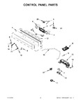 Diagram for 02 - Control Panel Parts