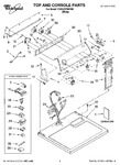 Diagram for 01 - Top And Console Parts