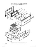 Diagram for 05 - Oven Door And Broiler