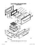 Diagram for 04 - Oven Door And Broiler