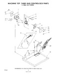 Diagram for 03 - Machine Top, Timer And Control Box