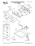 Diagram for 01 - Top And Console Parts