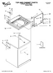 Diagram for 01 - Top And Cabinet Parts