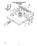 Diagram for 12 - Door And Latch