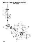 Diagram for 05 - Brake, Clutch, Gearcase, Motor & Pump