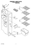 Diagram for 04 - Freezer Liner Parts