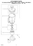 Diagram for 02 - Attachment Parts - Parts List