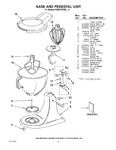 Diagram for 04 - Base And Pedestal Unit - Accessory Parts