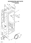 Diagram for 02 - Refrigerator Liner Parts