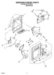 Diagram for 08 - Dispenser Front Parts