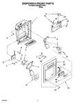 Diagram for 09 - Dispenser Front Parts